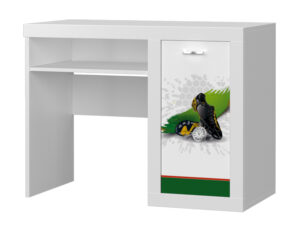 miniaturka Biurko dziecięce Leo z nadrukiem bajkowym i szufladą