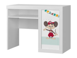 miniaturka Biurko dziecięce Leo z nadrukiem bajkowym i szufladą