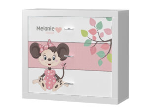 miniaturka Komoda Leo dziecięca z motywem bajkowym