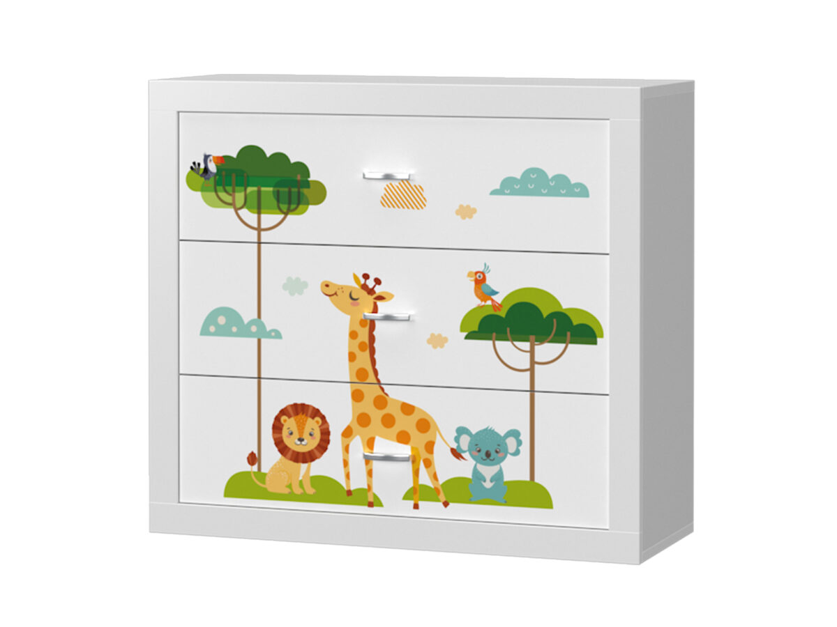 Komoda Leo dziecięca z motywem bajkowym