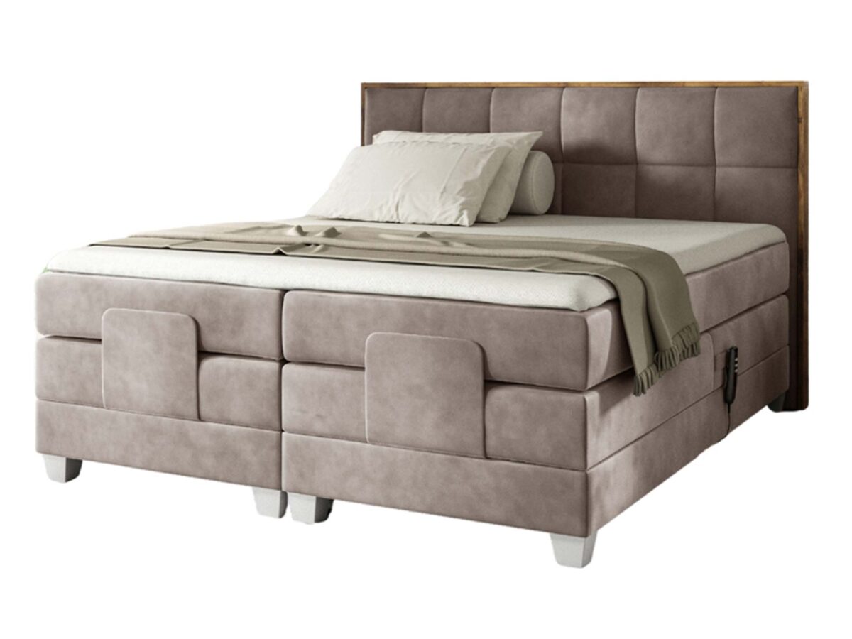 Łóżko elektryczne regulowane przeszycia Venita