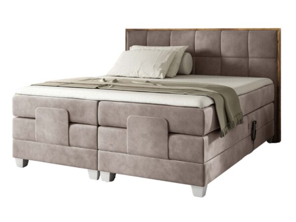 Łóżko elektryczne regulowane przeszycia Venita