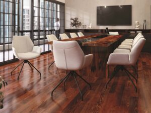 miniaturka Fotel nowoczesny tapicerowany obrotowy Holika 360