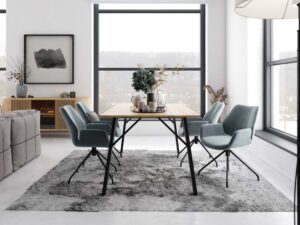 miniaturka Fotel nowoczesny tapicerowany obrotowy Holika 360