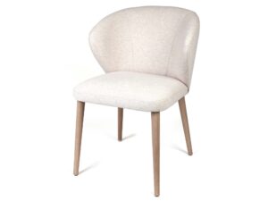 miniaturka Krzesło dębowe skandynawskie tapicerowane Loma 3