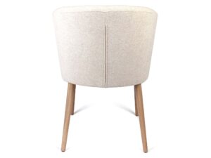 miniaturka Krzesło dębowe skandynawskie tapicerowane Loma 3