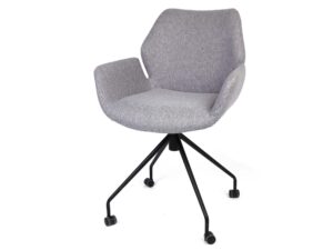 miniaturka Stylowy fotel loftowy z kółkami Holika ARMCHAIR