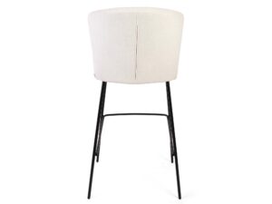 miniaturka Ergonomiczne krzesło tapicerowane metalowe nogi Loma 4