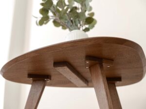 miniaturka Tabacco stolik nocny klasyczny drewniany Basic