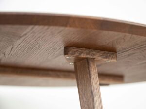 miniaturka Klasyczny drewniany stolik 90 cm Basic