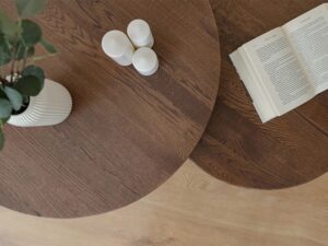 miniaturka Drewniany stolik klasyczny 70 cm Basic