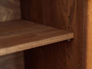 miniaturka Elegancka drewniana witryna 1-drzwiowa Essentia