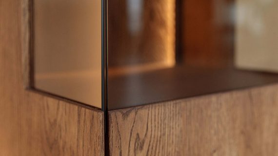 miniaturka Industrialna witryna 1-drzwiowa drewniana Essentia