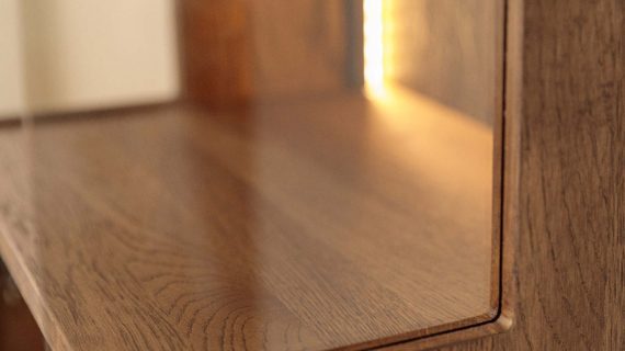 miniaturka Industrialna witryna 1-drzwiowa drewniana Essentia