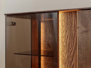 miniaturka Witryna 3-drzwiowa klasyczna drewniana Essentia