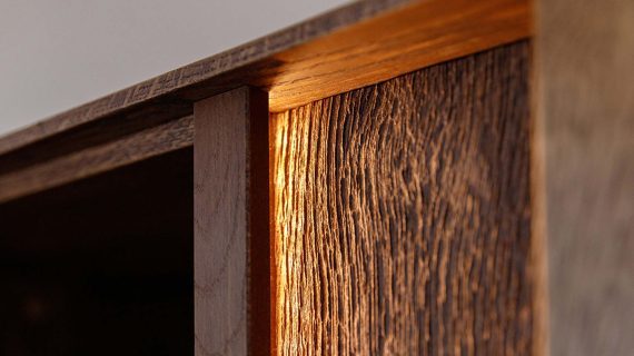 miniaturka Witryna 2-drzwiowa elegancka drewniana Essentia