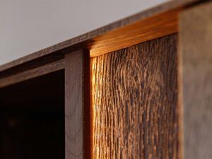 miniaturka Elegancka witryna 3-drzwiowa drewniana Essentia