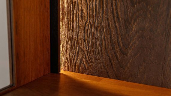 miniaturka Witryna 2-drzwiowa elegancka drewniana Essentia