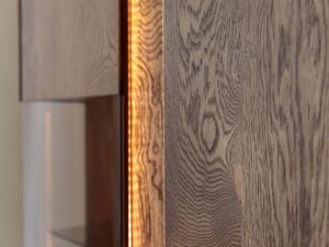 miniaturka Witryna 2-drzwiowa elegancka drewniana Essentia