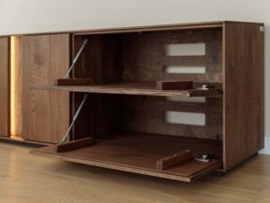 miniaturka Industrialna szafka RTV 4-drzwiowa Essentia