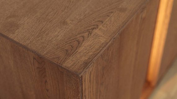 miniaturka Komoda 4-drzwiowa klasyczna drewniana Essentia