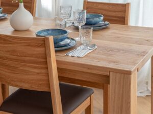 miniaturka Skandynawski drewniany stół 90 cm Gaia