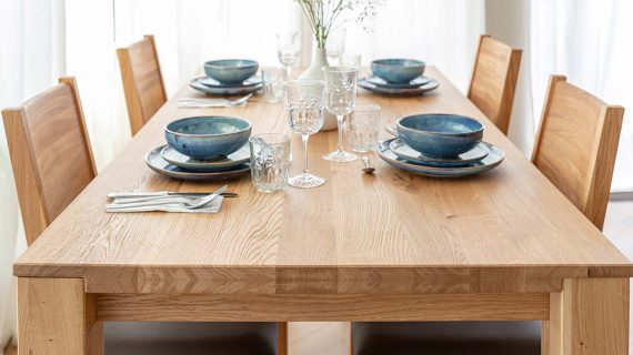 miniaturka Stół 90 cm skandynawski drewniany Gaia