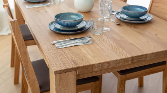 miniaturka Stół 90 cm skandynawski drewniany Gaia