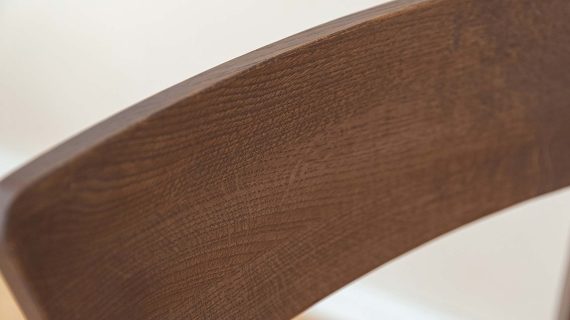 miniaturka Minimalistyczne Dębowe Krzesło MAX Tabacco