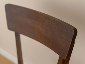 miniaturka Dębowe krzesło z tapicerowanym siedziskiem MAX Tabacco