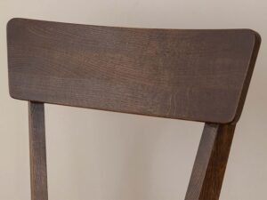 miniaturka Minimalistyczne Dębowe Krzesło MAX Tabacco