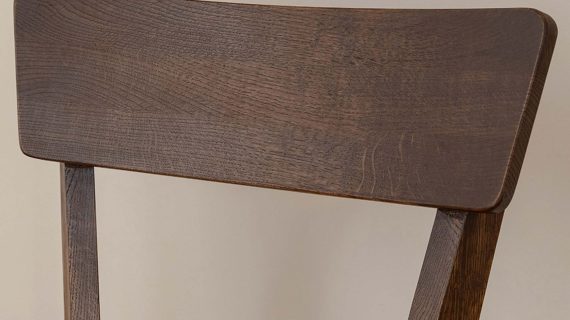 miniaturka Minimalistyczne Dębowe Krzesło MAX Tabacco