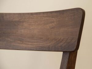 miniaturka Minimalistyczne Dębowe Krzesło MAX Tabacco