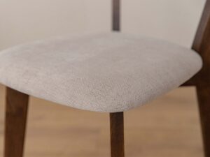 miniaturka Dębowe krzesło z tapicerowanym siedziskiem MAX Tabacco