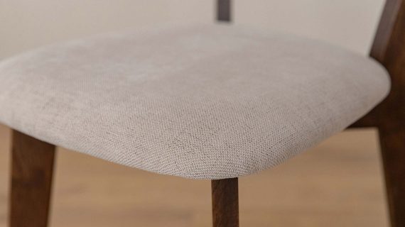 miniaturka Dębowe krzesło z tapicerowanym siedziskiem MAX Tabacco