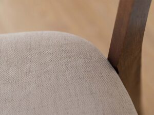 miniaturka Dębowe krzesło z tapicerowanym siedziskiem MAX Tabacco