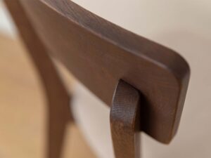 miniaturka Dębowe krzesło z tapicerowanym siedziskiem MAX Tabacco