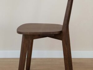 miniaturka Minimalistyczne Dębowe Krzesło MAX Tabacco