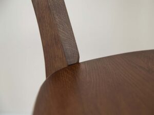 miniaturka Minimalistyczne Dębowe Krzesło MAX Tabacco