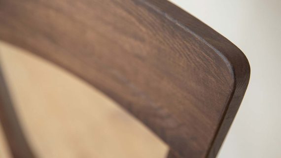 miniaturka Minimalistyczne Dębowe Krzesło MAX Tabacco