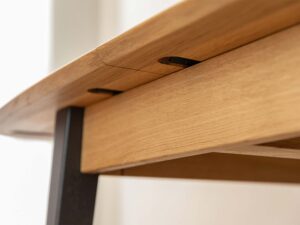 miniaturka Drewniany stół minimalistyczny 120 cm Basic