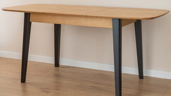 miniaturka Drewniany stół minimalistyczny 120 cm Basic