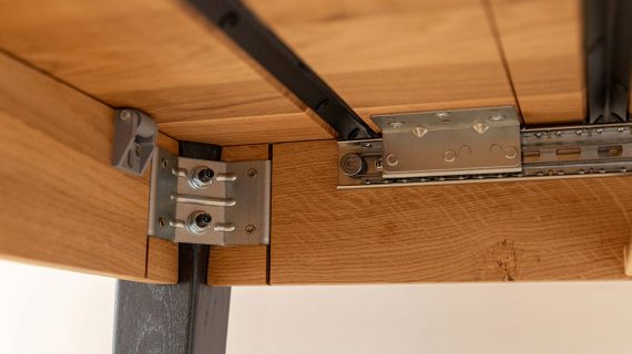 miniaturka Drewniany stół minimalistyczny 120 cm Basic