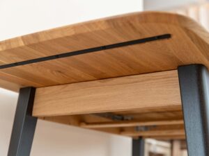 miniaturka Drewniany stół minimalistyczny 120 cm Basic