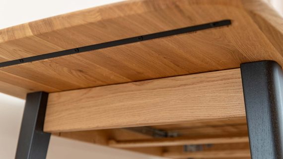 miniaturka Drewniany stół minimalistyczny 120 cm Basic