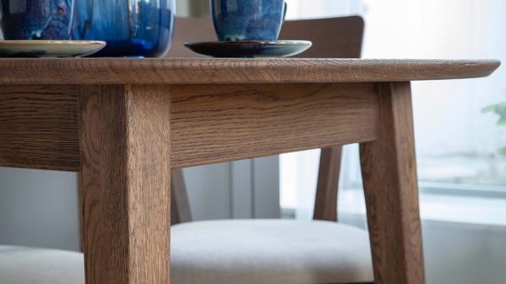 miniaturka Klasyczny drewniany stół 120 cm Basic