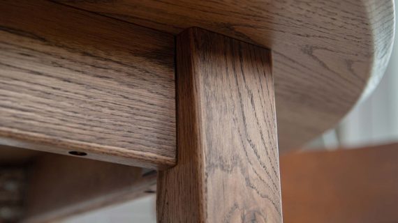 miniaturka Stół 90 cm loftowy drewniany Basic