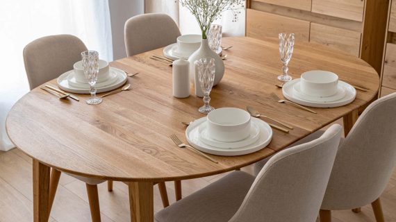 miniaturka Rozkładany stół 140 cm klasyczny Basic