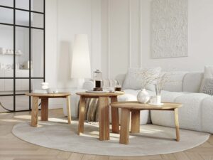 miniaturka Skandynawski stolik nocny 51 cm drewniany Asento