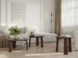 miniaturka Drewniany stolik klasyczny 61 cm Asento